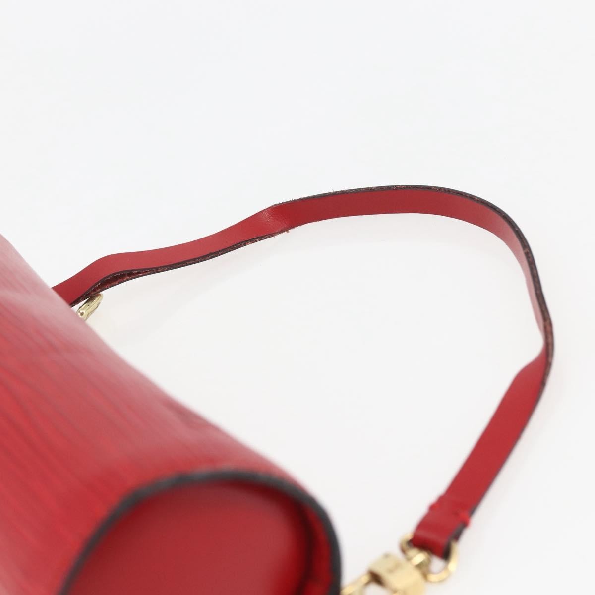 Louis Vuitton Soufflot Pochette Epi Leather, RED, LEATHER, Clutche & pouche