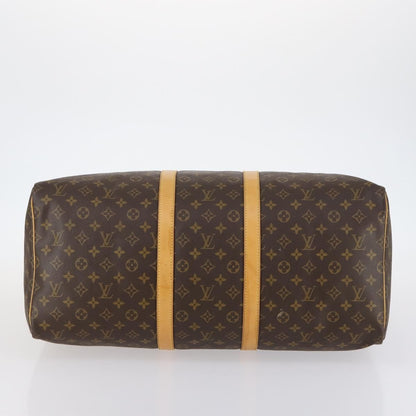 Louis Vuitton Keepall Bag Monogram Canvas, BROWN, CANVAS, Travel bag