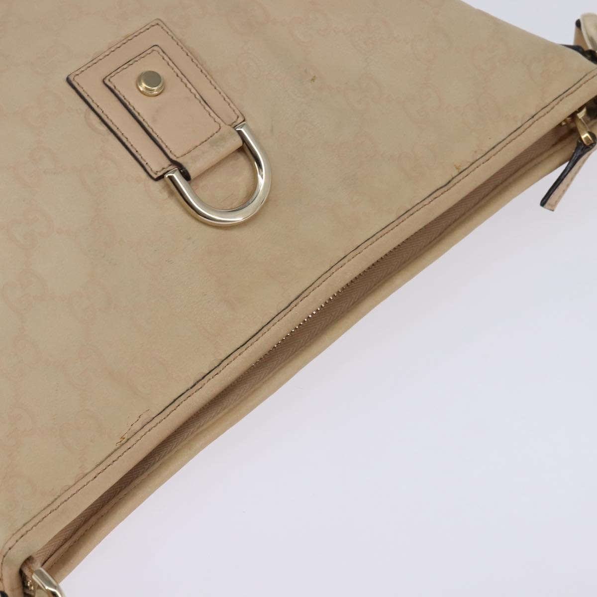 Gucci Abbey D-Ring Messenger Bag Guccissima leather, BEIGE, LEATHER, Shoulder bag