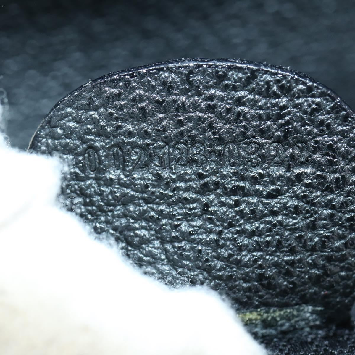 Gucci Vintage Bamboo Handle Bag Suede, BLACK, SUEDE, Handbag