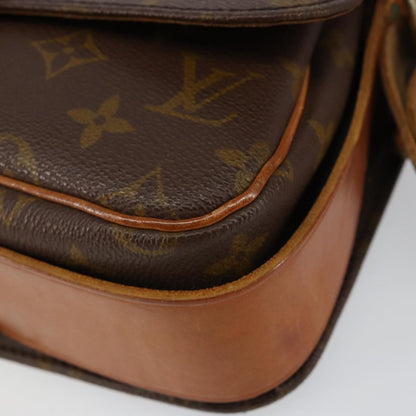 Louis Vuitton Cartouchiere Handbag Monogram Canvas, BROWN, CANVAS, Shoulder bag