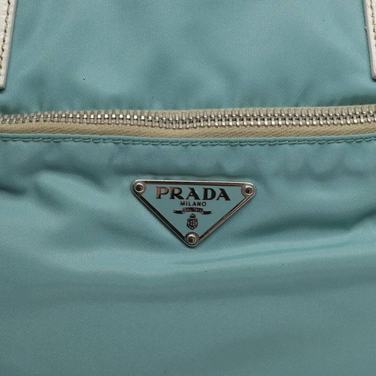Prada Vintage Handbag Tessuto, BLUE, NYLON, Handbag