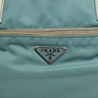 Prada Vintage Handbag Tessuto, BLUE, NYLON, Handbag