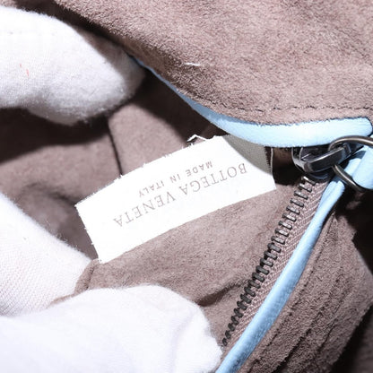 Bottega Veneta Nodini Crossbody Bag Intrecciato Nappa, BLUE, LEATHER, Crossbody bag