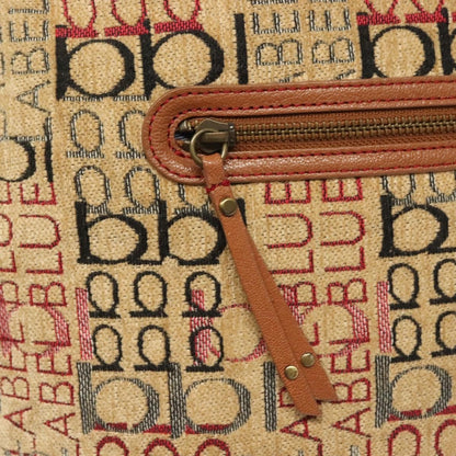 Burberry Blue Label Tote Bag Canvas, BEIGE, CANVAS, Tote bag