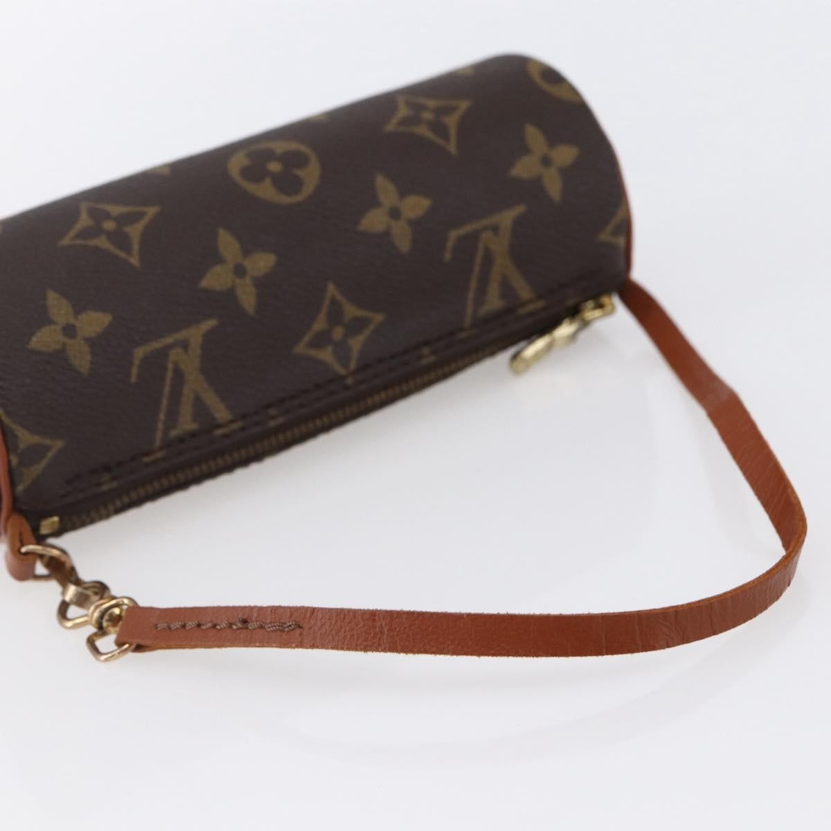 Louis Vuitton Papillon Pochette Monogram Canvas, BROWN, CANVAS, Clutche & pouche