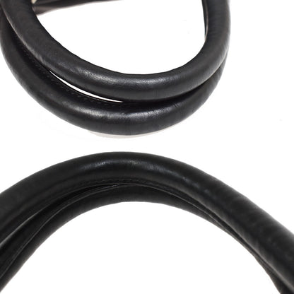 Chanel Coco Bowling Bag Quilted Leather, BLACK, LEATHER, Handbag