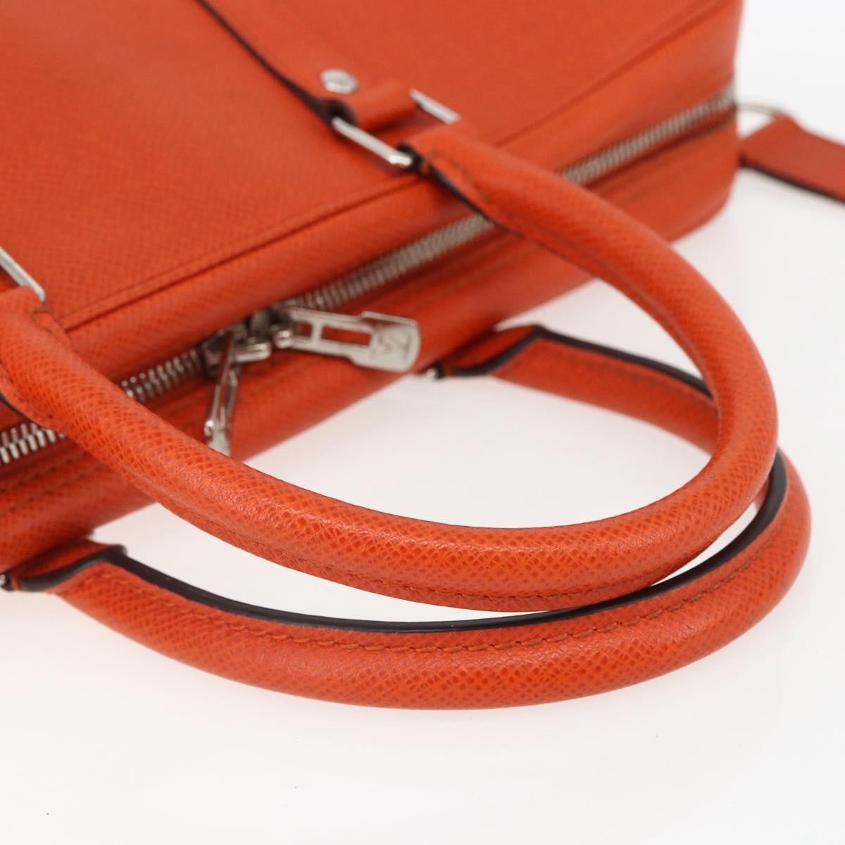 Louis Vuitton Porte-Documents Voyage Briefcase Taiga Leather, ORANGE, LEATHER, Briefcase