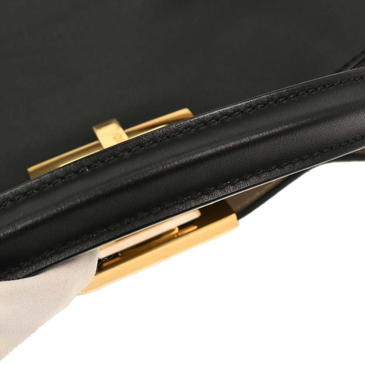 Fendi Peekaboo Essential Bag Leather, BLACK, LEATHER, Handbag