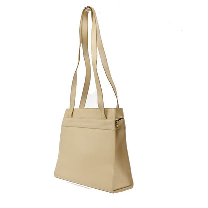 Salvatore Ferragamo Vara shoulder Bag Leather, Beige, Leather, Shoulder Bag