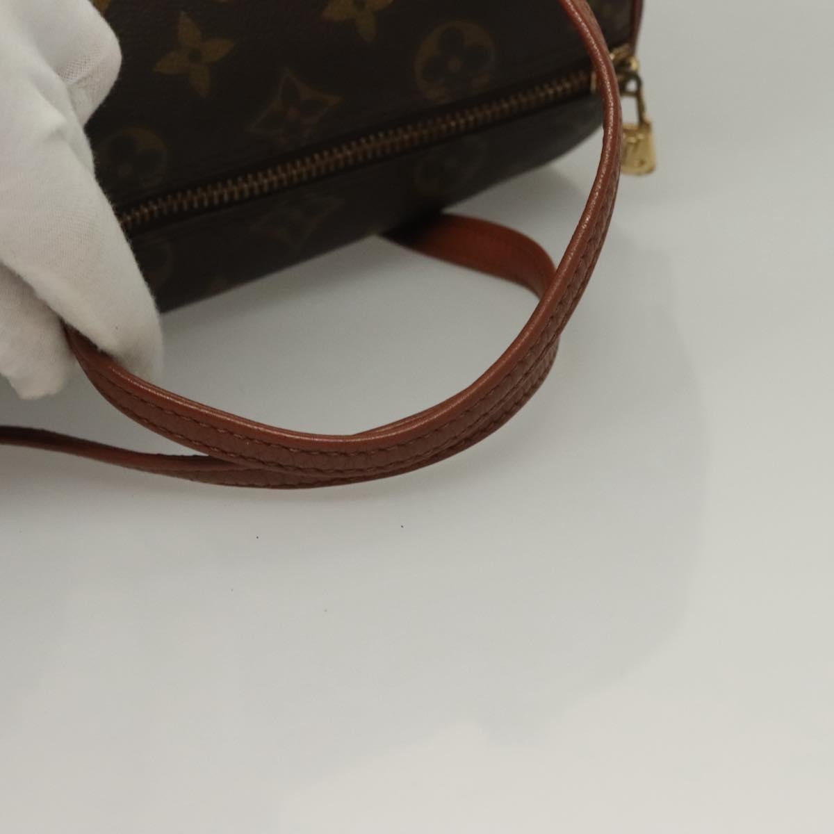 Louis Vuitton Papillon Handbag Monogram Canvas, BROWN, CANVAS, Handbag