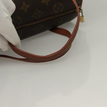Louis Vuitton Papillon Handbag Monogram Canvas, BROWN, CANVAS, Handbag