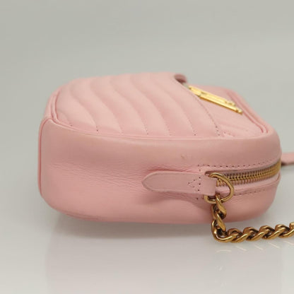 Louis Vuitton New Wave Camera Bag Quilted Leather, PINK, LEATHER, Crossbody bag