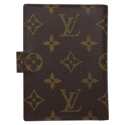 Louis Vuitton Agenda Cover Monogram Canvas, BROWN, CANVAS, Wallets