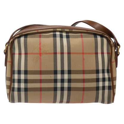 Burberry Nova check Shoulder bag Canvas, BEIGE, CANVAS, Shoulder bag