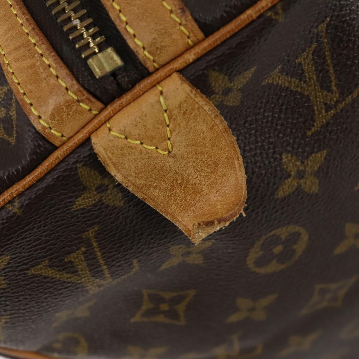 Louis Vuitton Sac Souple Handbag Monogram Canvas, BROWN, CANVAS, Travel bag