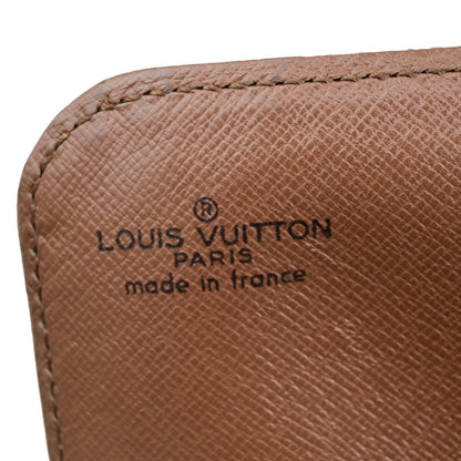 Louis Vuitton Cartouchiere Handbag Monogram Canvas, BROWN, LEATHER, Shoulder bag