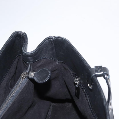 Salvatore Ferragamo Gancini Tote Leather, BLACK, LEATHER, Tote bag