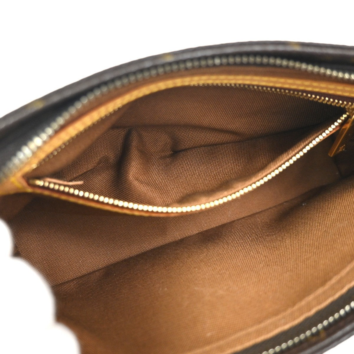 Louis Vuitton Trotteur Handbag Monogram Canvas, Brown, Canvas, Shoulder Bag