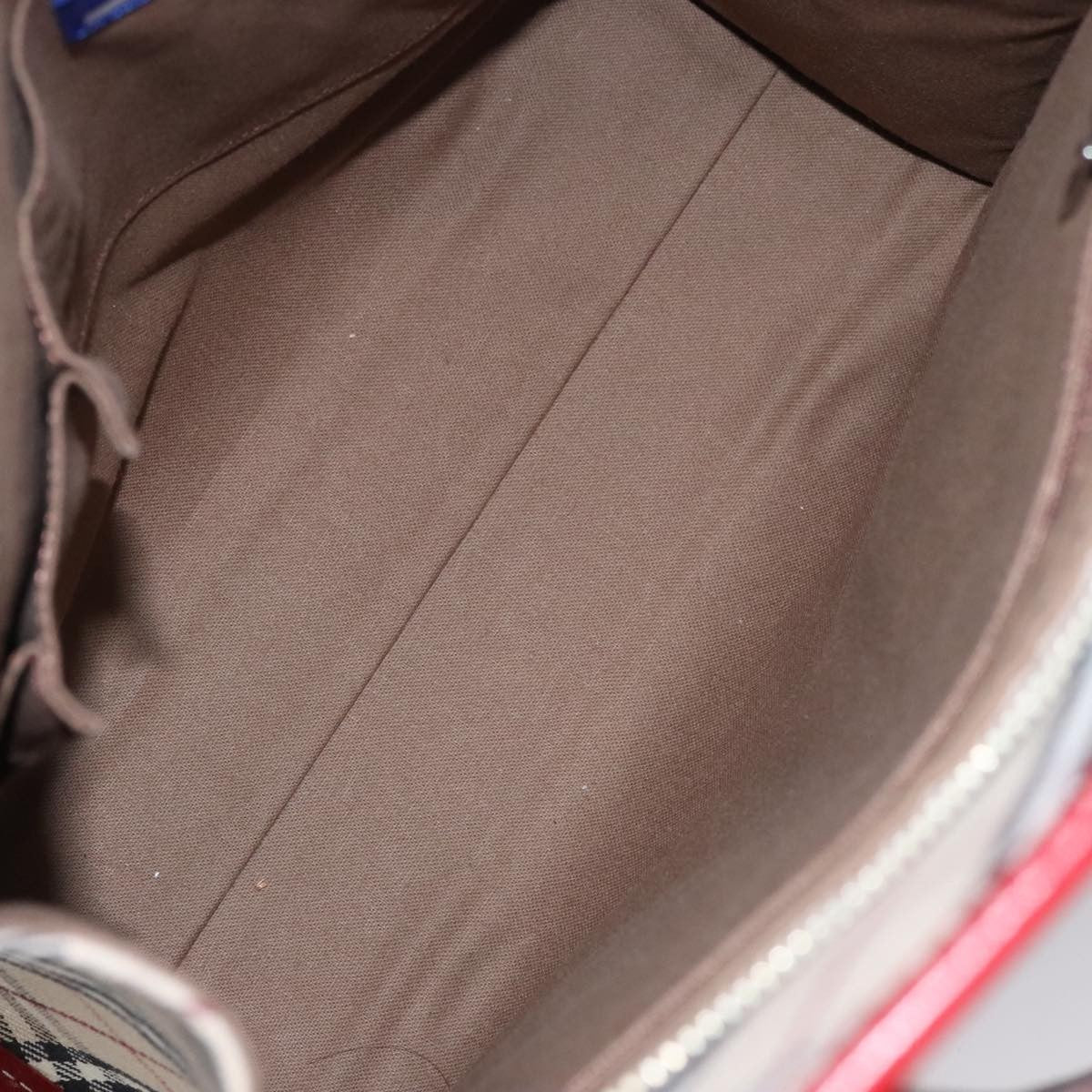 Burberry Nova Check Tote Canvas and Leather, BEIGE, CANVAS, Tote bag