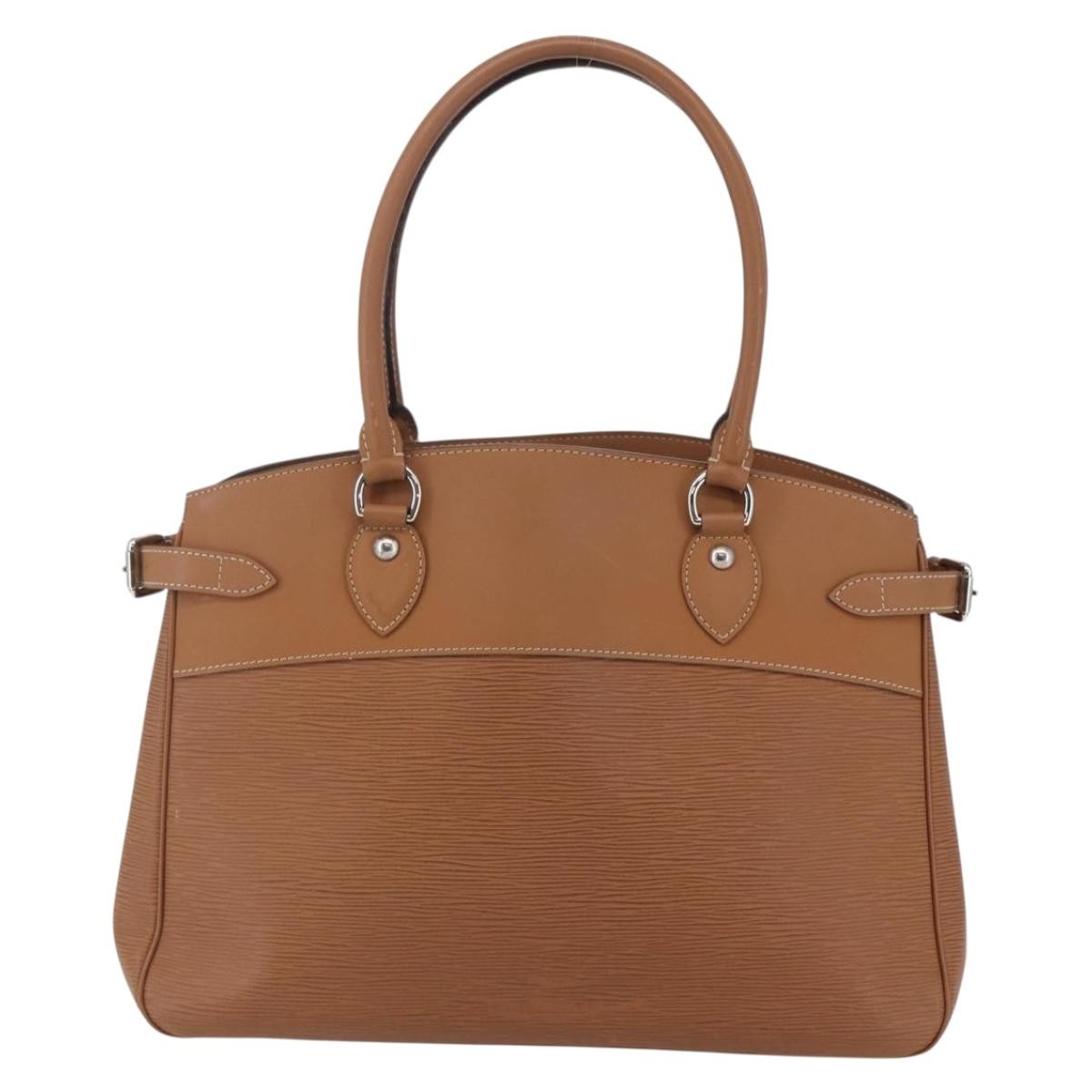 Louis Vuitton Passy Tote Epi Leather, CAMEL, LEATHER, Tote bag