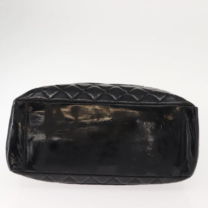 Chanel Grand Shopping Tote Quilted Patent, BLACK, PATENT_LEATHER, Tote bag