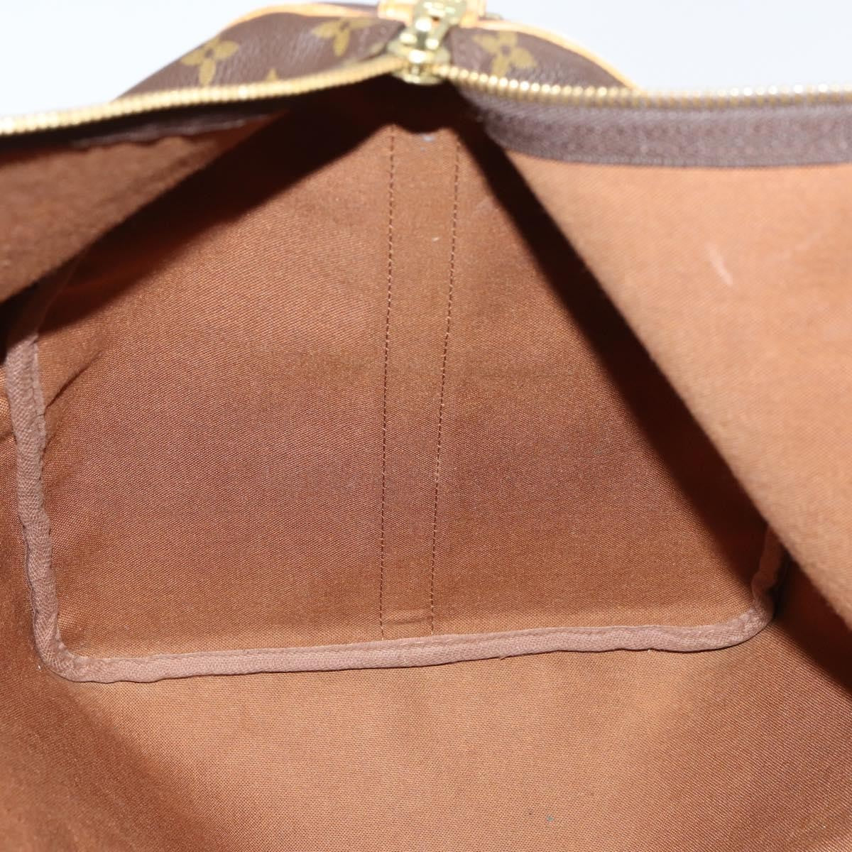 Louis Vuitton Keepall Bandouliere Bag Monogram Canvas, BROWN, CANVAS, Travel bag