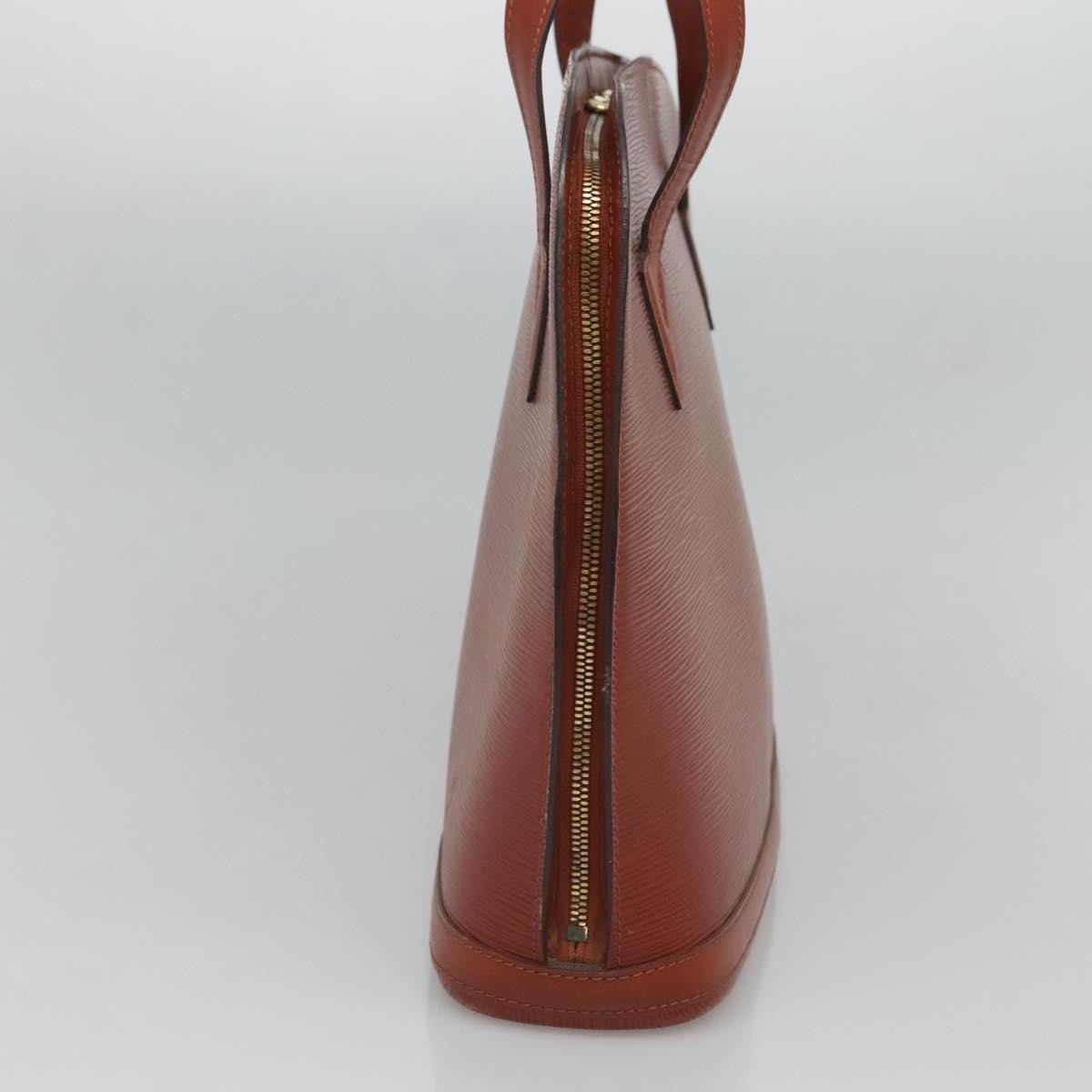 Louis Vuitton Lussac Handbag Epi Leather, BROWN, LEATHER, Shoulder bag