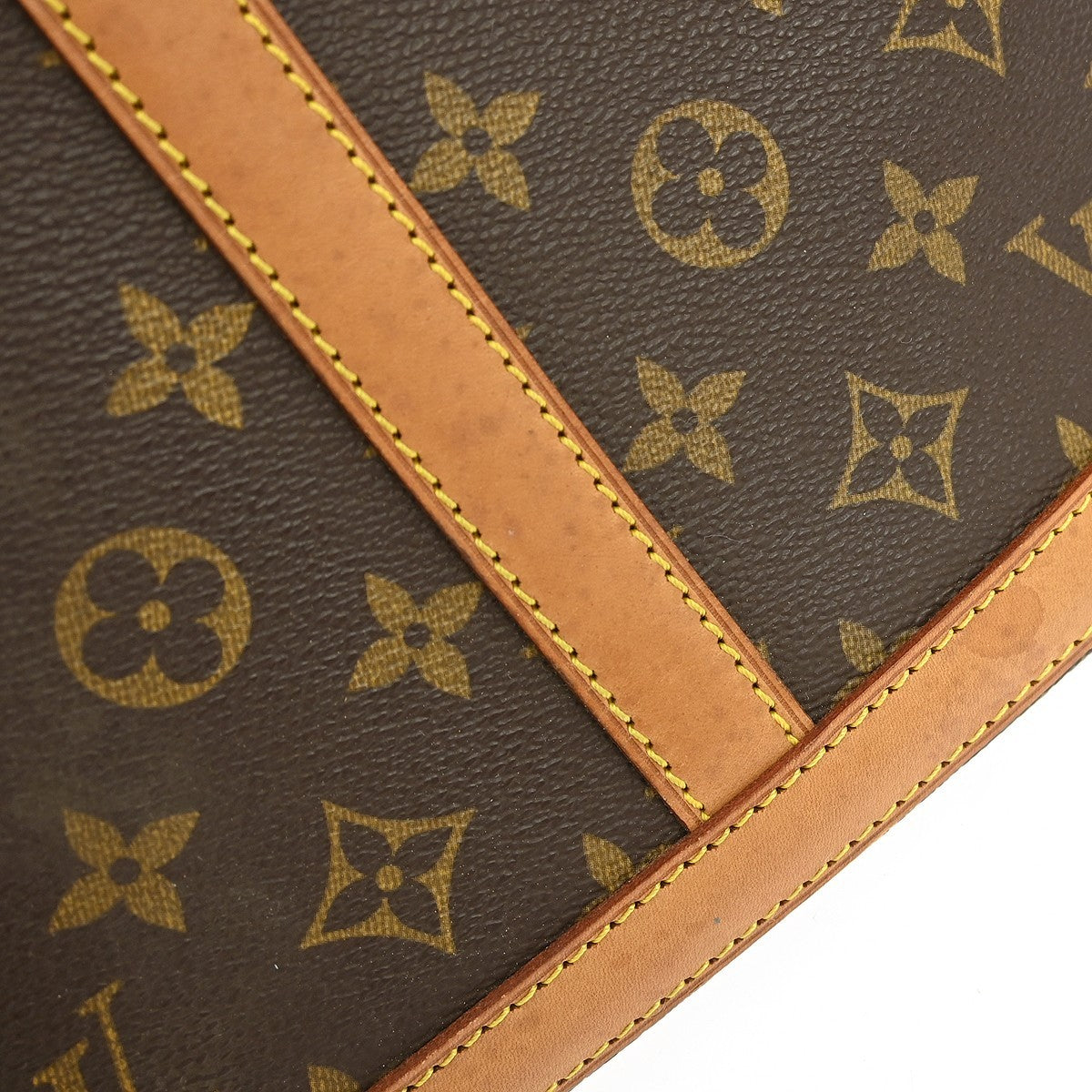 Louis Vuitton Babylone Handbag Monogram Canvas, BROWN, CANVAS, Tote bag