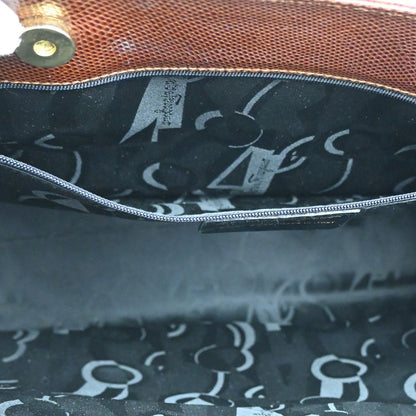 Salvatore Ferragamo Vara shoulder Bag Leather, BROWN, LEATHER, Shoulder bag