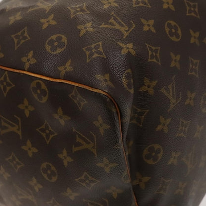 Louis Vuitton Keepall Bag Monogram Canvas, BROWN, CANVAS, Travel bag