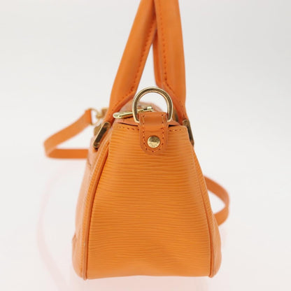 Louis Vuitton Danura Handbag Epi, ORANGE, LEATHER, Handbag