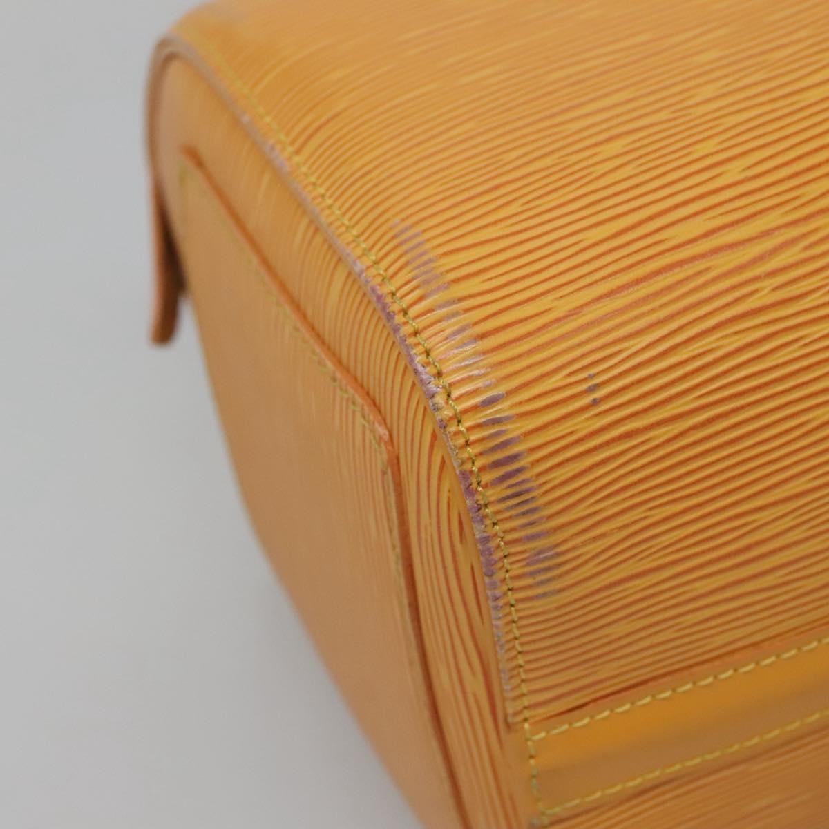 Louis Vuitton Speedy Handbag Epi Leather, YELLOW, LEATHER, Handbag