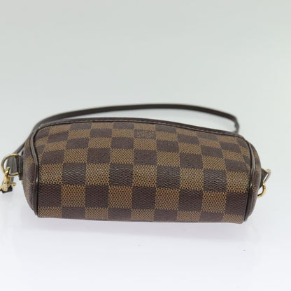Louis Vuitton Ipanema Pochette Damier, BROWN, CANVAS, Shoulder bag