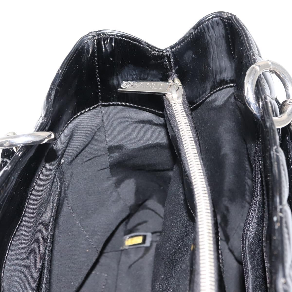 Chanel Grand Shopping Tote Quilted Patent, BLACK, PATENT_LEATHER, Tote bag