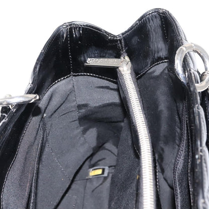 Chanel Grand Shopping Tote Quilted Patent, BLACK, PATENT_LEATHER, Tote bag