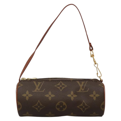 Louis Vuitton Papillon Pochette Monogram Canvas, BROWN, CANVAS, Handbag