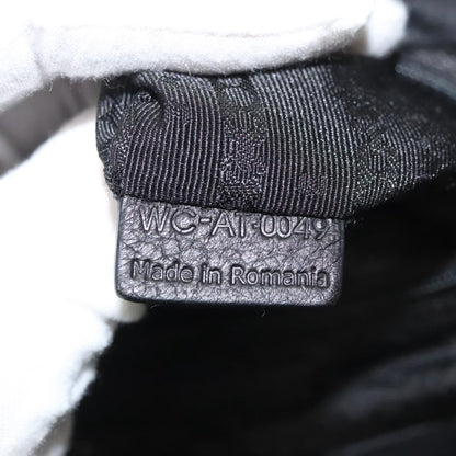 Celine Pillow Handbag Leather, BLACK, LEATHER, Handbag