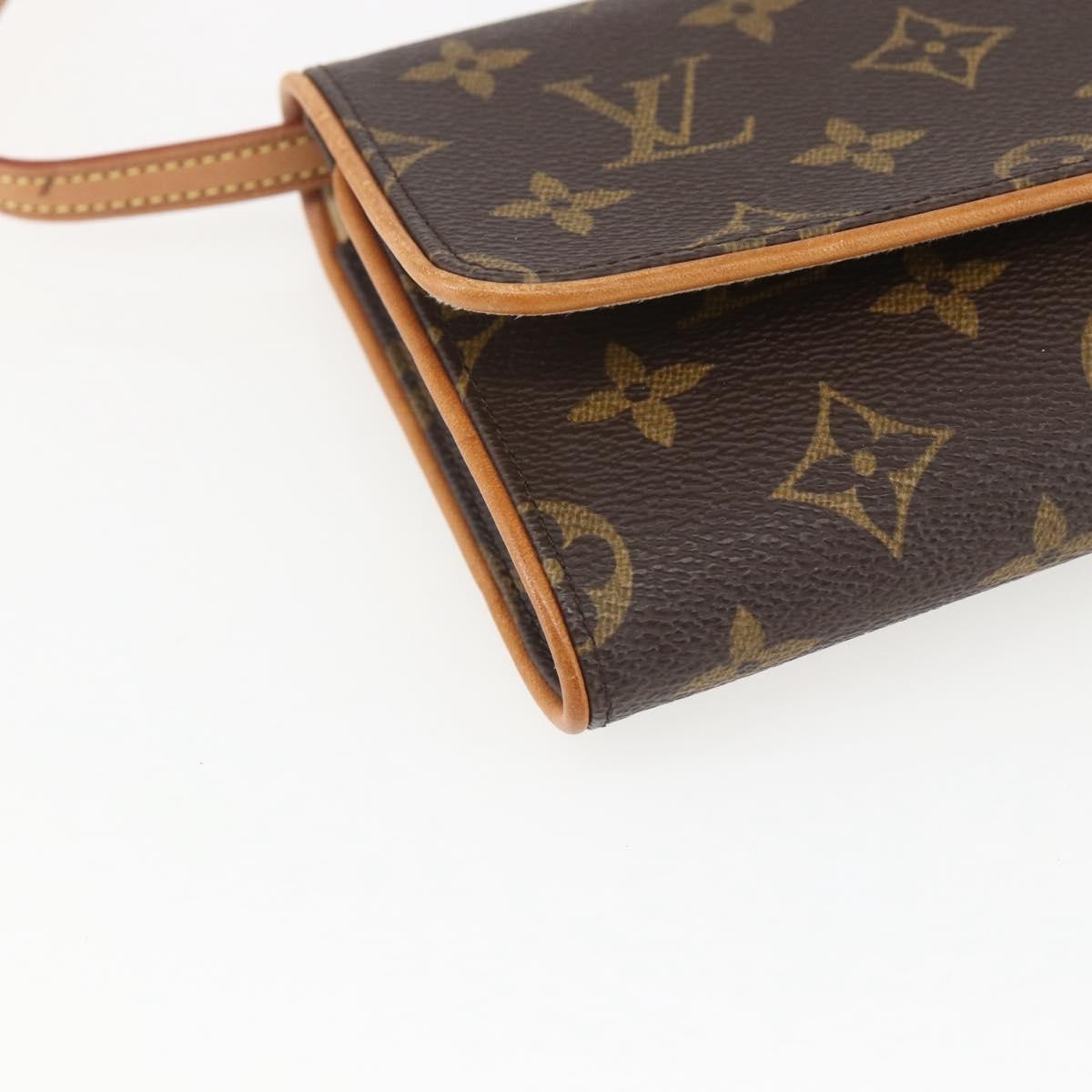 Louis Vuitton Twin Handbag Monogram Canvas, BROWN, CANVAS, Clutche & pouche
