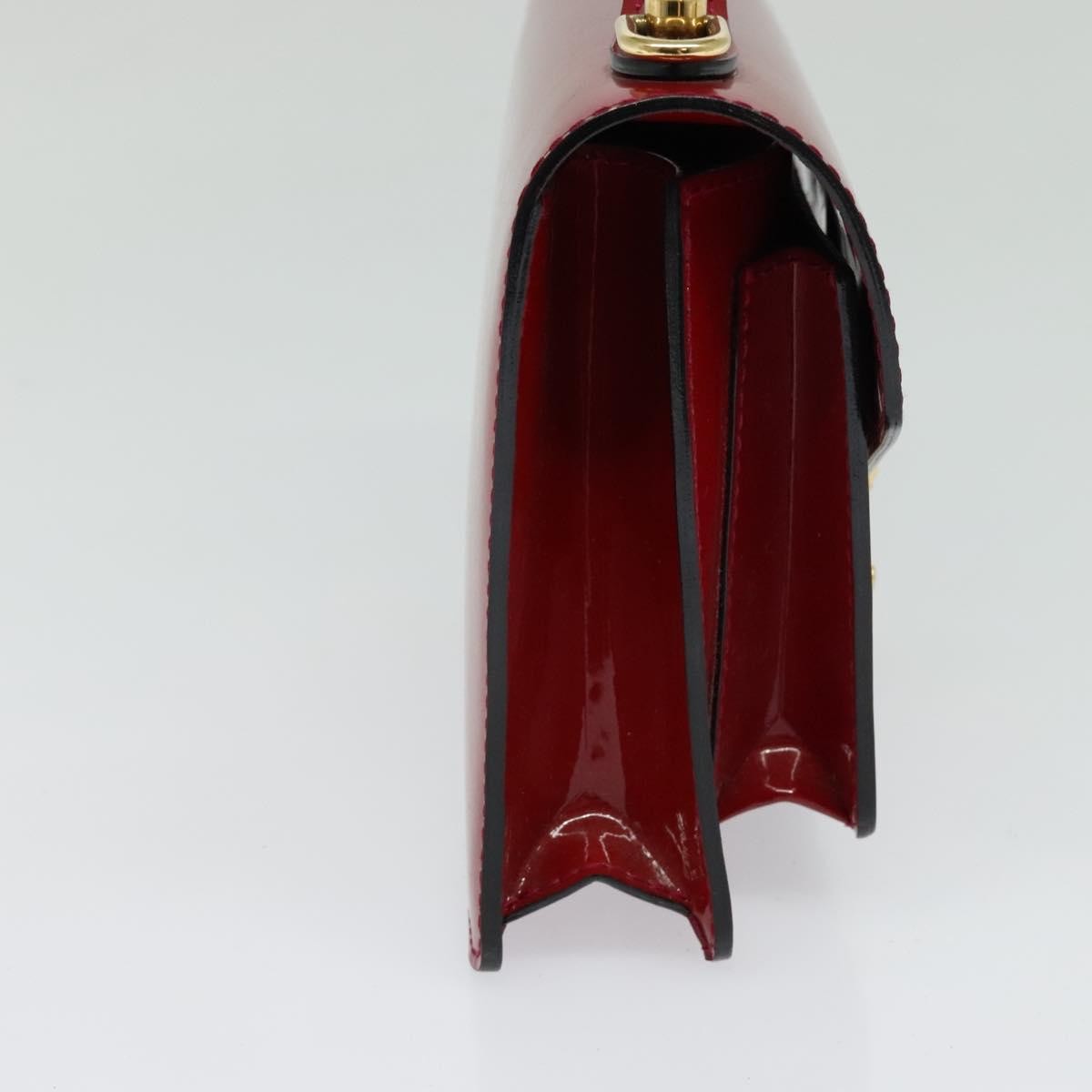 Louis Vuitton Monceau Handbag Vernis, RED, PATENT_LEATHER, Handbag