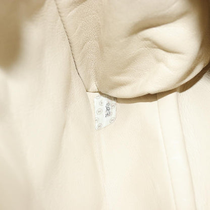 Chanel Vintage Envelope Flap Bag Quilted Lambskin, BEIGE, LEATHER, Shoulder bag