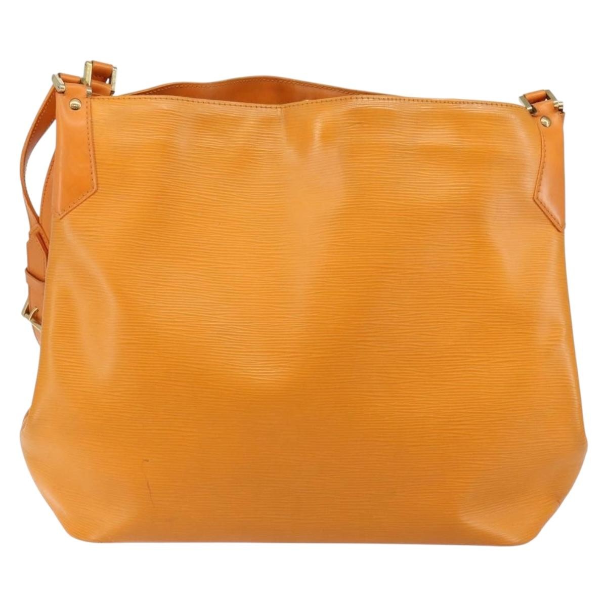 Louis Vuitton Mandara Handbag Epi Leather, ORANGE, LEATHER, Shoulder bag