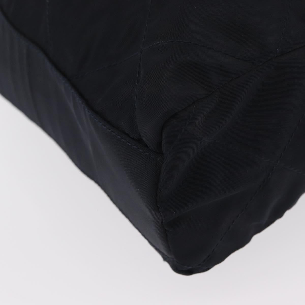 Prada Chain Shoulder Bag Tessuto, NAVY, NYLON, Shoulder bag