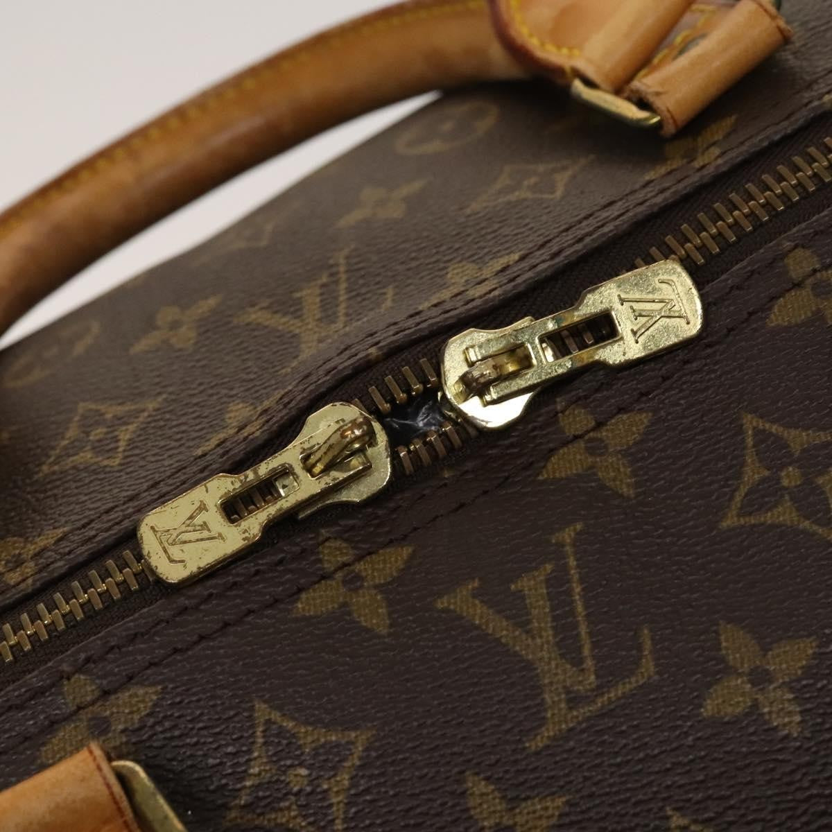 Louis Vuitton Keepall Bag Monogram Canvas, BROWN, CANVAS, Travel bag