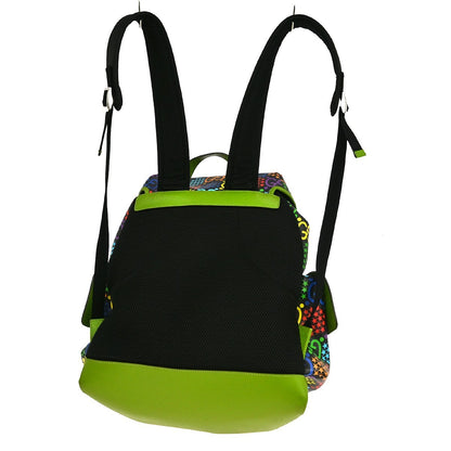 Gucci Double Pocket Belt Backpack Psychedelic Print GG Coated Canvas, MULTICOLOUR, CANVAS, Backpack