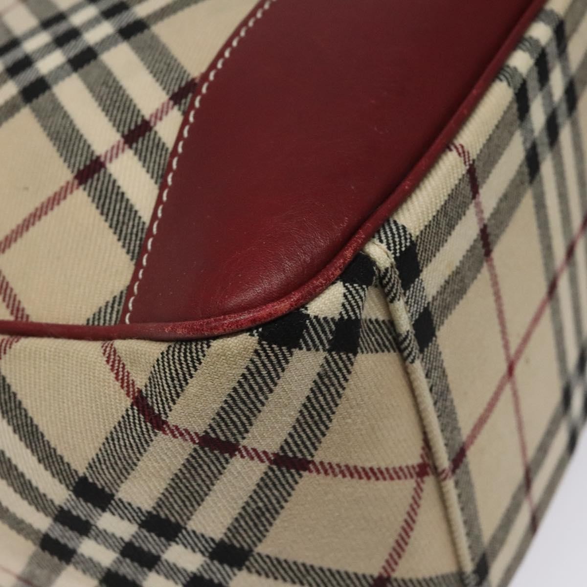 Burberry Shoulder Bag Nova Check Canvas, BEIGE, CANVAS, Shoulder bag