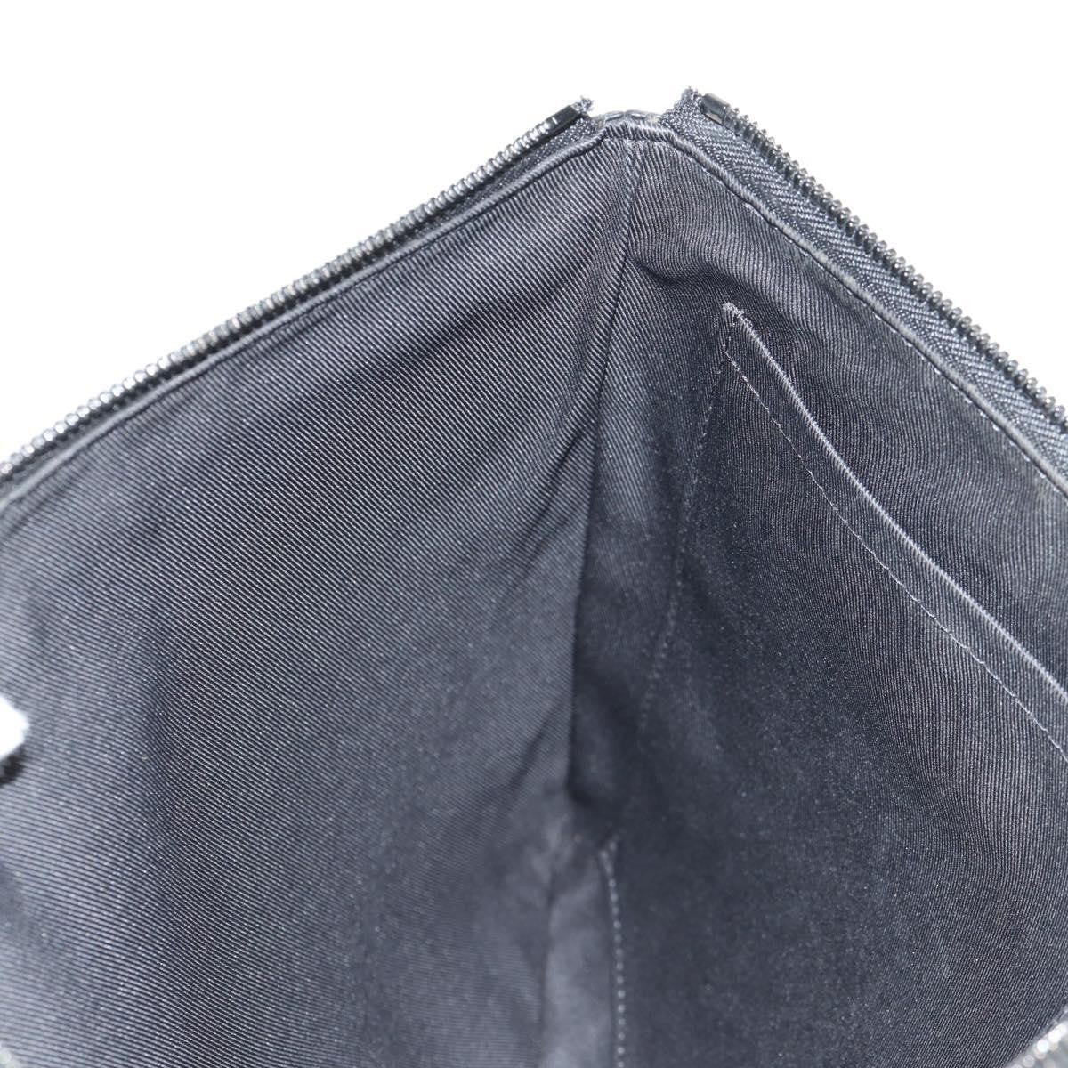 Louis Vuitton Discovery Pochette Monogram Shadow Leather, BLACK, LEATHER, Clutche & pouche