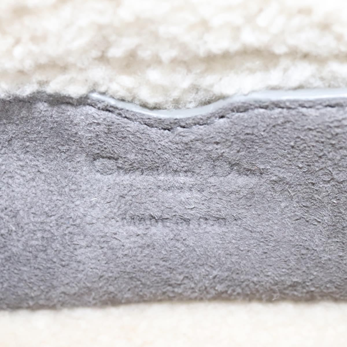 Christian Dior Bobby Flap Bag Shearling and Suede, GRAY, SUEDE, Shoulder bag