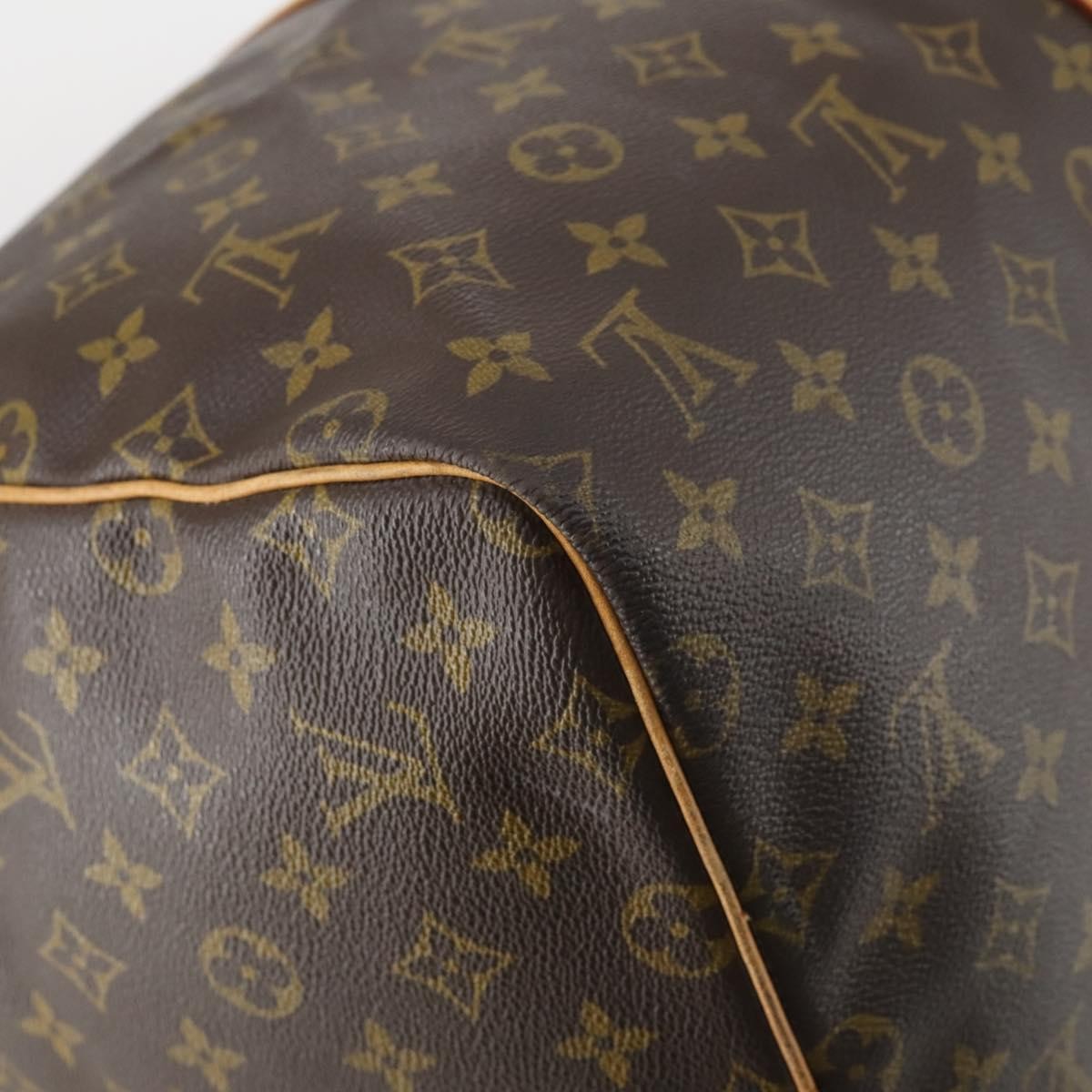 Louis Vuitton Keepall Bag Monogram Canvas, BROWN, CANVAS, Travel bag