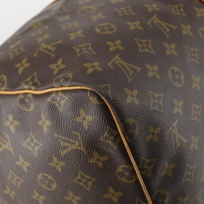 Louis Vuitton Keepall Bag Monogram Canvas, BROWN, CANVAS, Travel bag